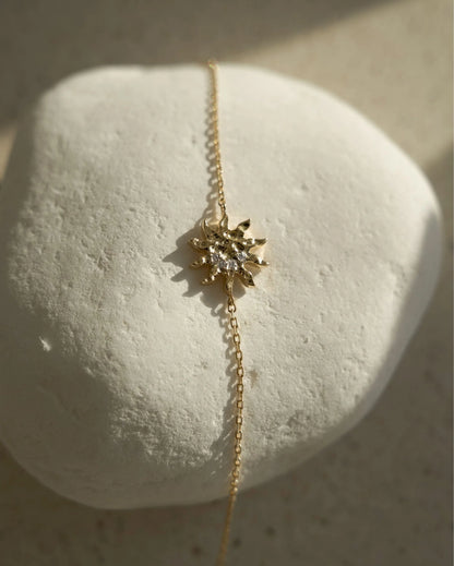 AuroraLuxe™ 18K Gold-Plated Handcrafted Bracelet | 18K Plated Handcrafted Jewelry