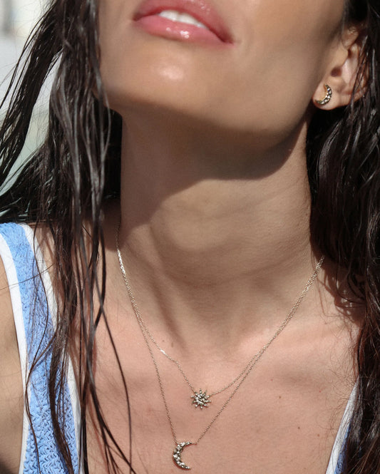 AuroraLuxe™ Celestial Stardust Earrings | 18K Gold-Plated Handcrafted Sterling Silver